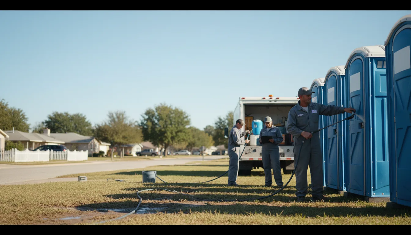 Long-Term Portable Toilet Rental in Pine Bluff, AR near me